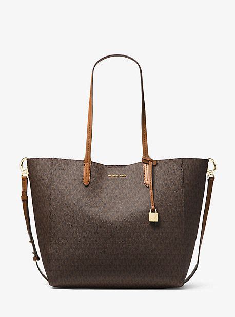 michael kors penny logo convertible tote